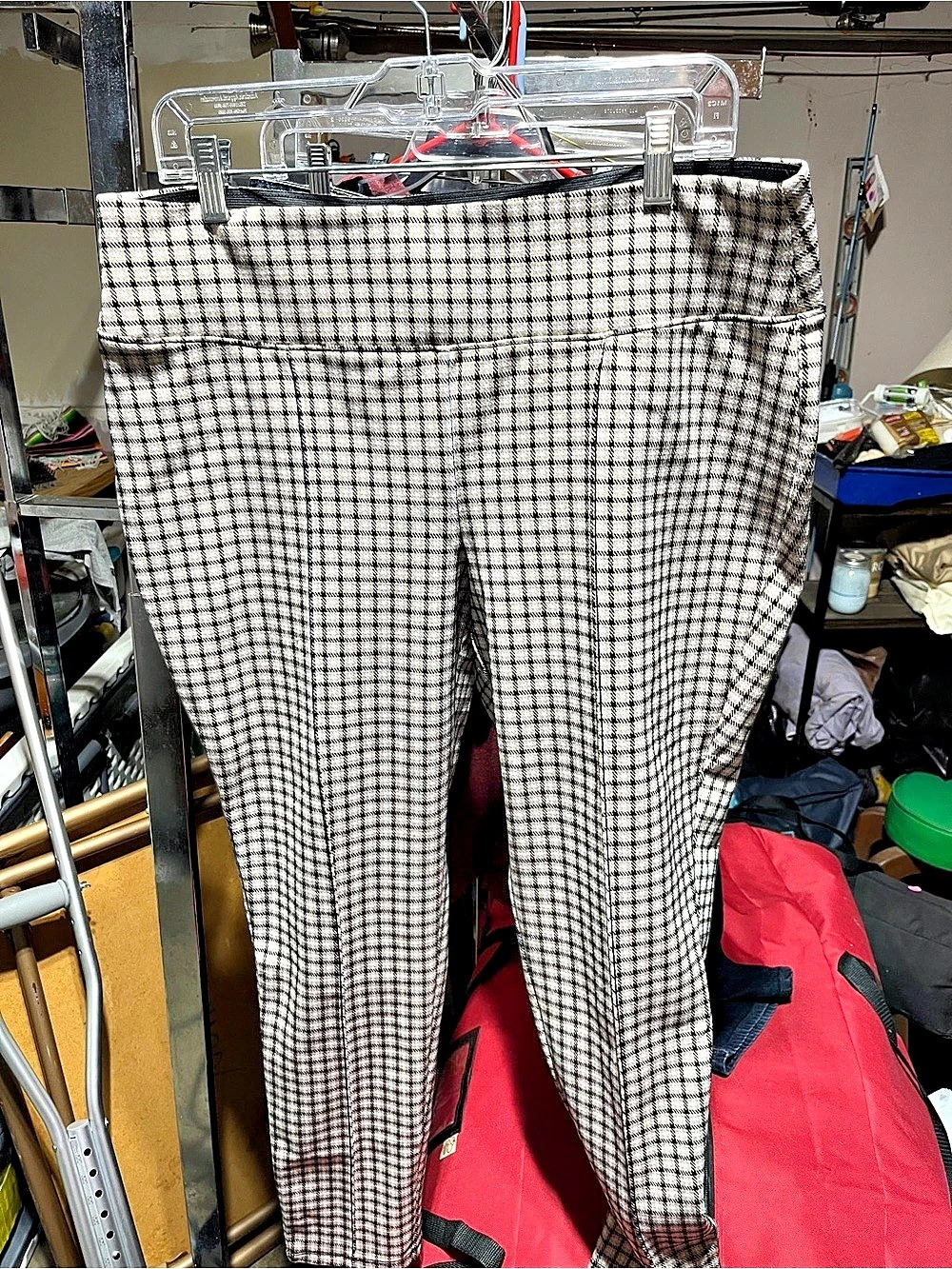 Women's Plaid Professional Work Leggings